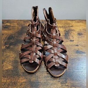 Brown Gladiator Sandals